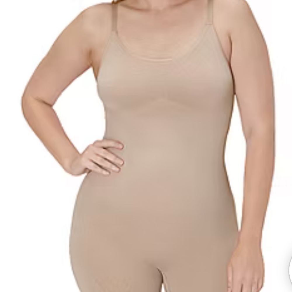 Flexees Maidenform Tan full coverage comfort Shapewear Camisole SIZE XXL NEW #56